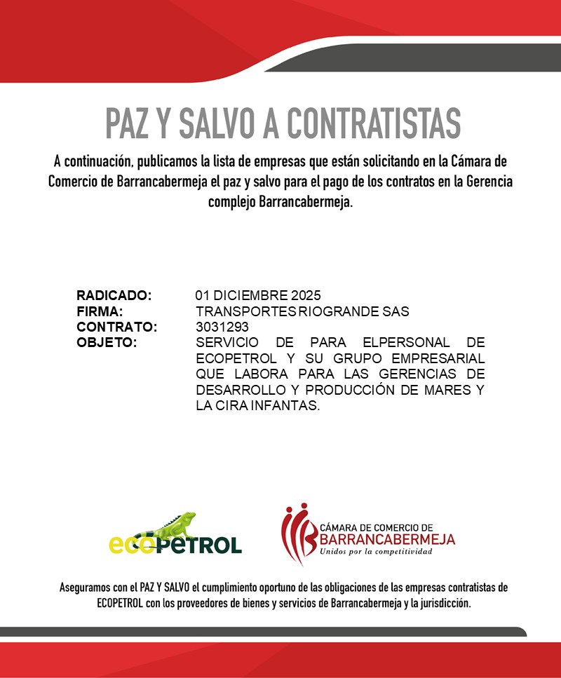 Paz y Salvo 01 dic 2025