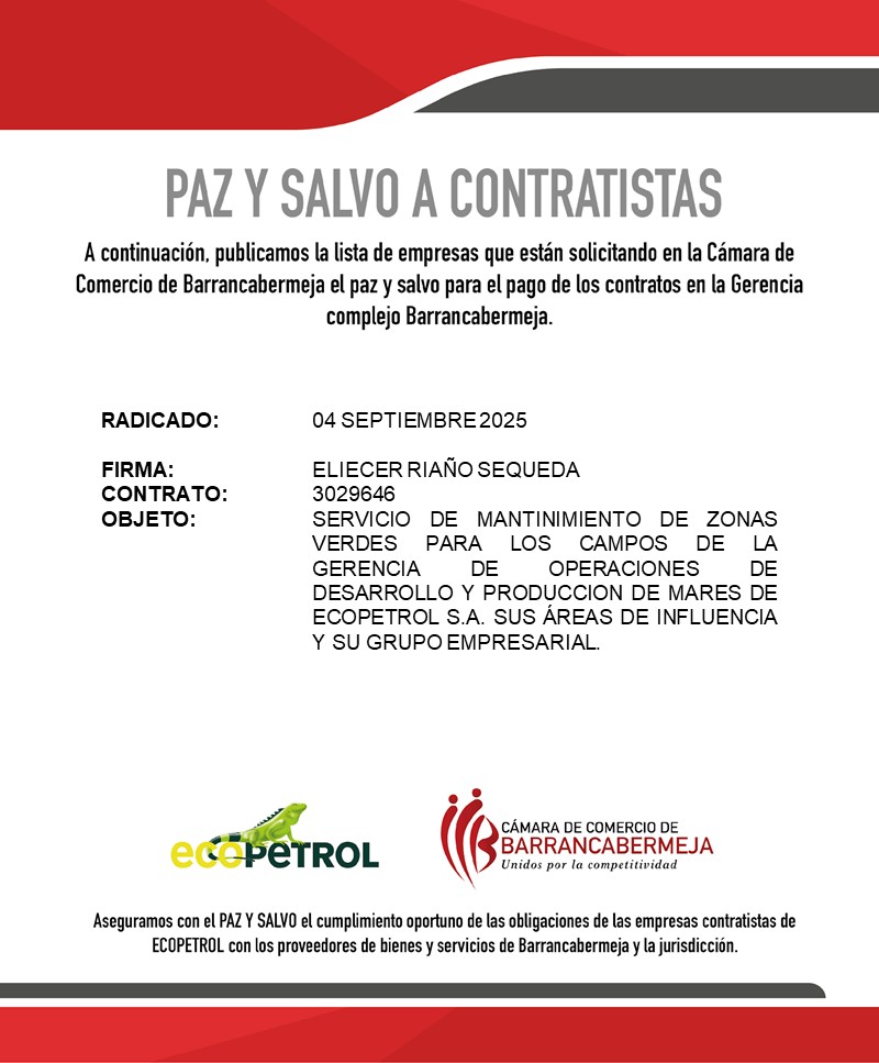 Paz y Salvo 04 septiembre 2025