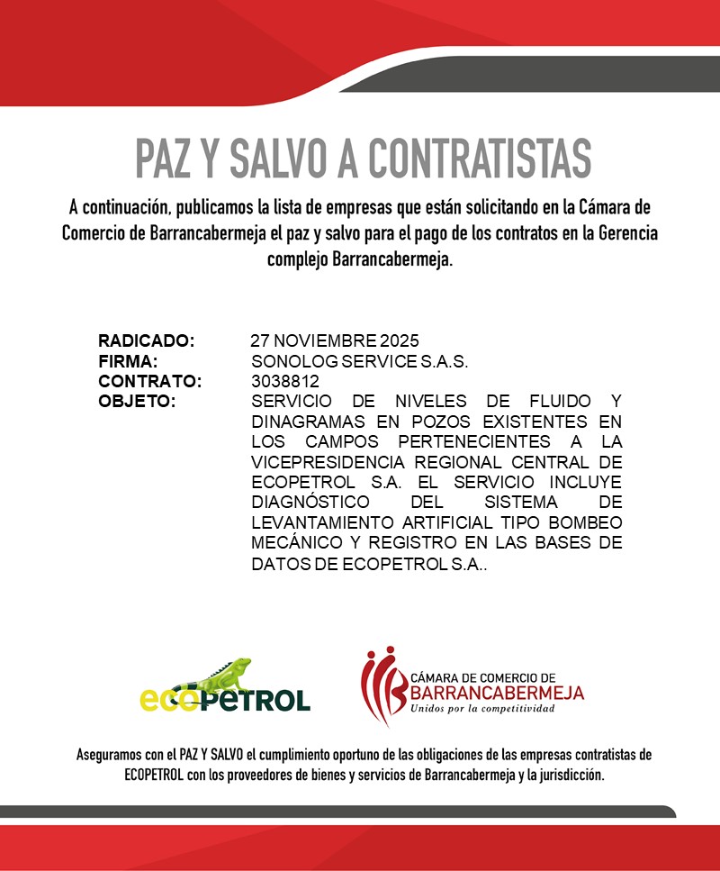 Paz y Salvo 27 nov 2025