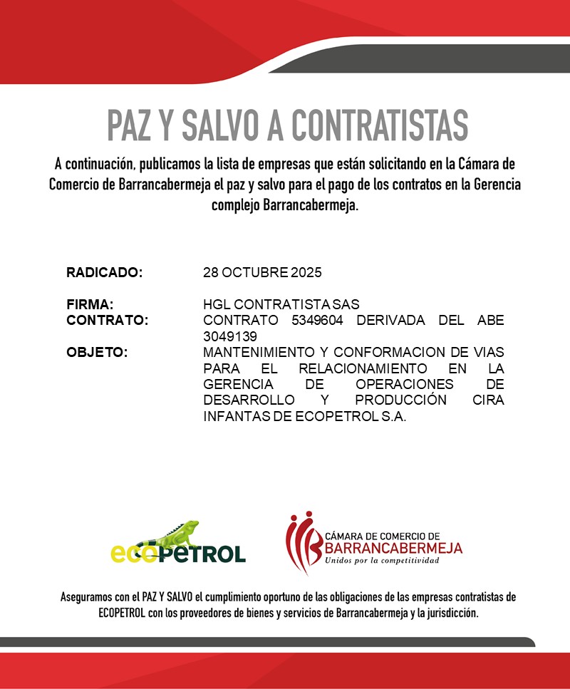 Paz y Salvo 28 octubre 2025