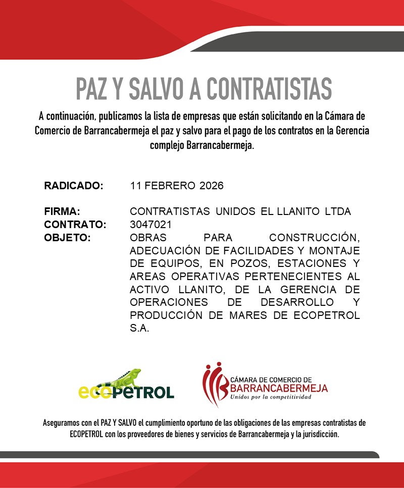 Paz y Salvo 11 febrero 2026