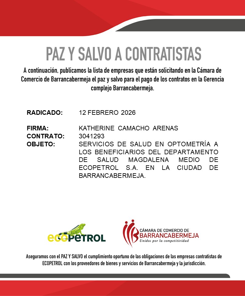 Paz y Salvo 12 febrero 2026